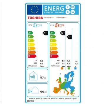 Toshiba RAS-18S4AVPG-E/RAS-B18S4KVPG-E Daisekai 10 Κλιματιστικό Inverter 18000 BTU A+++/A++ με WiFi και Plasma Ionizer 07115027